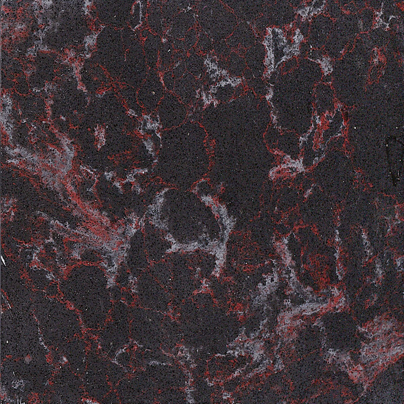 deep dark red quartz stone