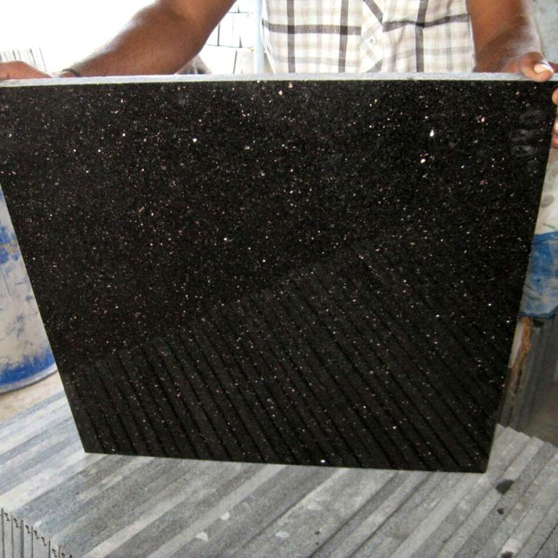 Gold Star Galaxy Granite tiles 24x24