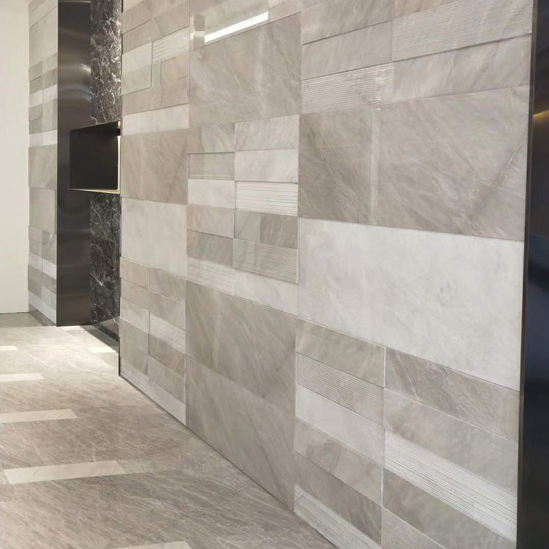 wall grey marble tiles