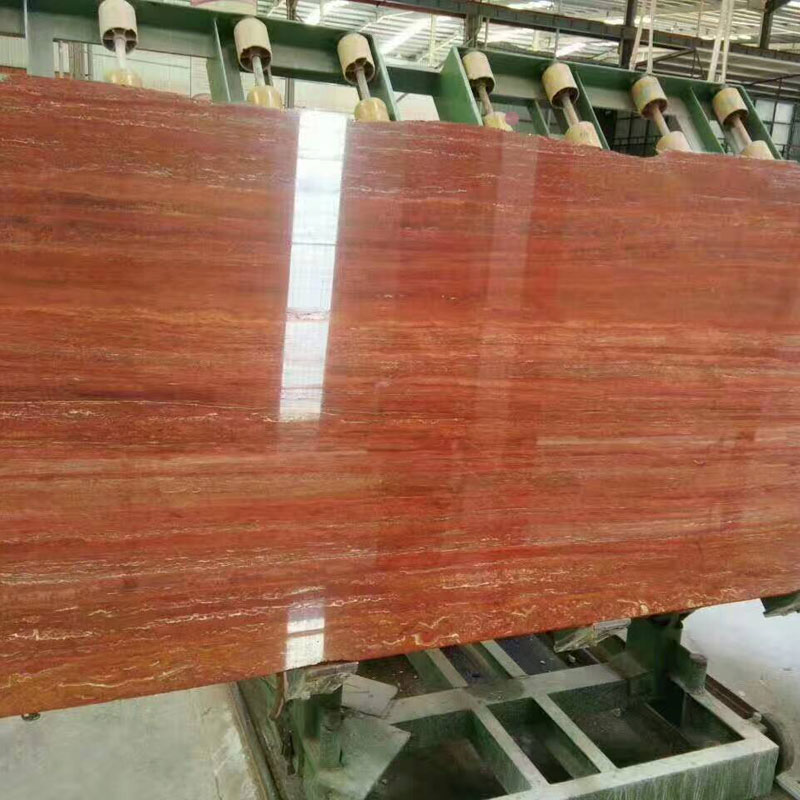 4 ,Persian Red travertine slabs