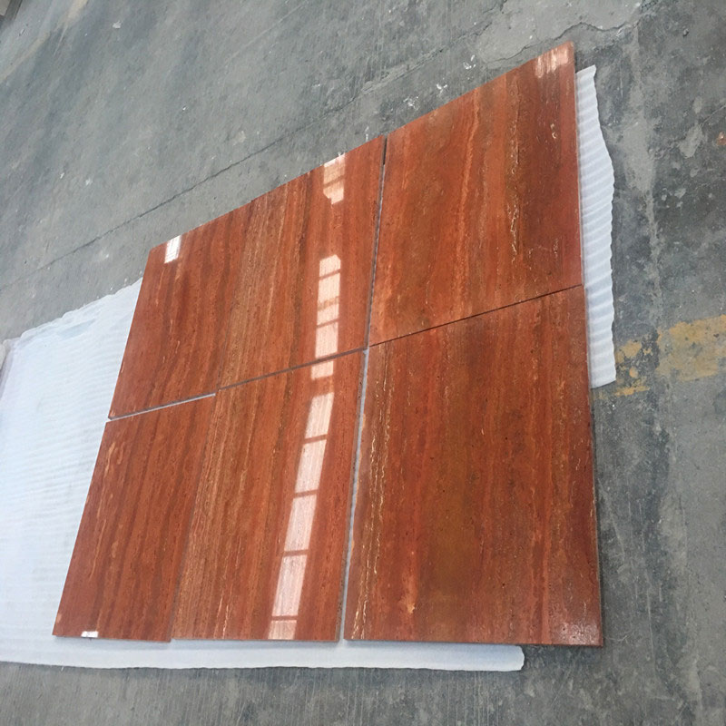 6 Persia Rosso travertine polished
