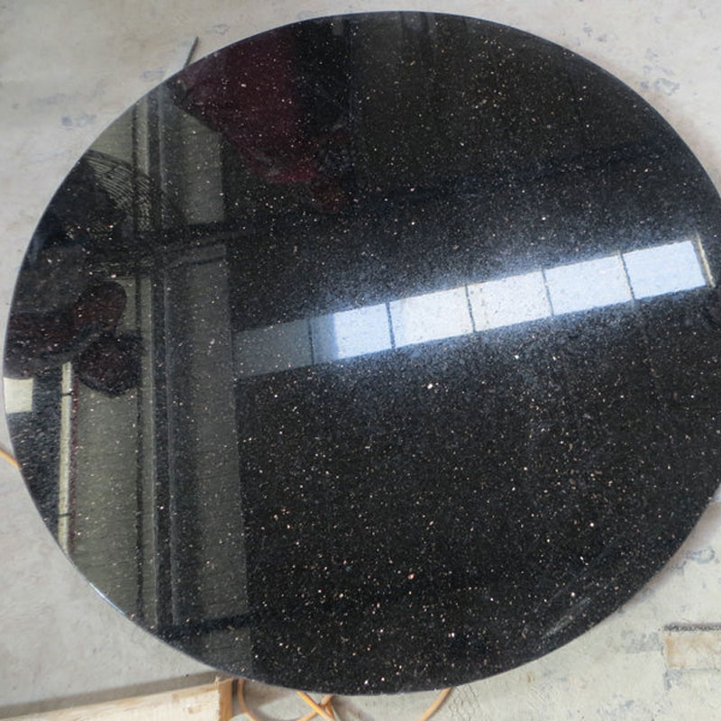 Bwt011 Black Galaxy Granite Table Top China Granite Outlet Granite