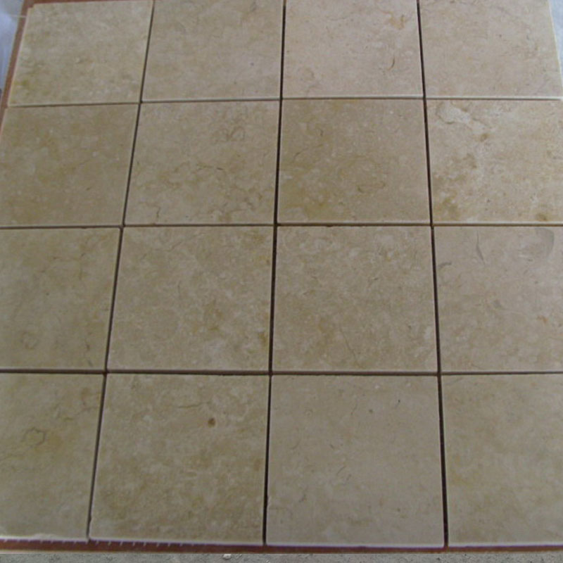 72mm square crema marfil marble mosaic tiles