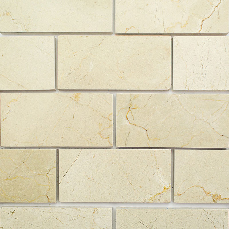 Crema Marfil Marble Brick Subway Tiles