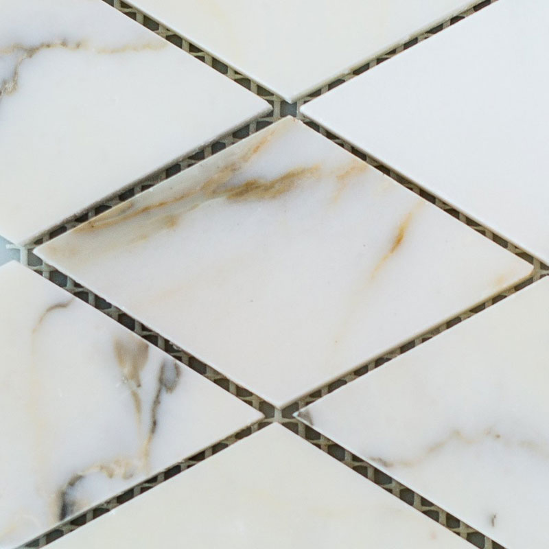 CALACATTA GOLD Polished Stone Diamond Mosaic