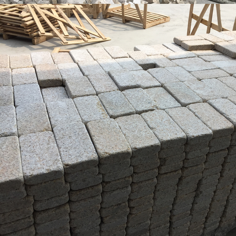 granite driveway cobble stone