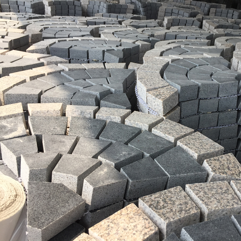 granite paving stone meshed tile