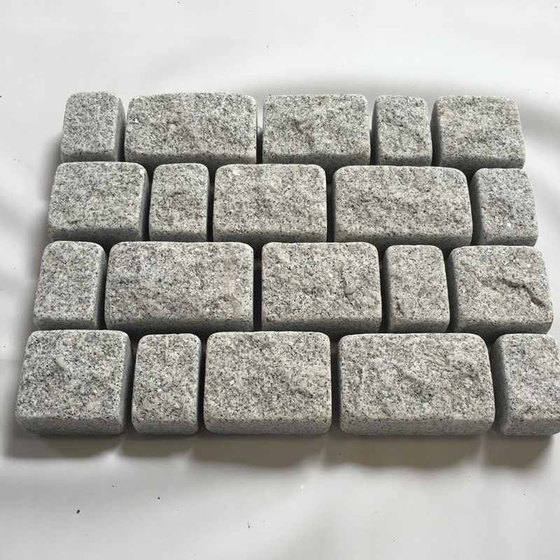 China Meshed Grey Granite Pavers