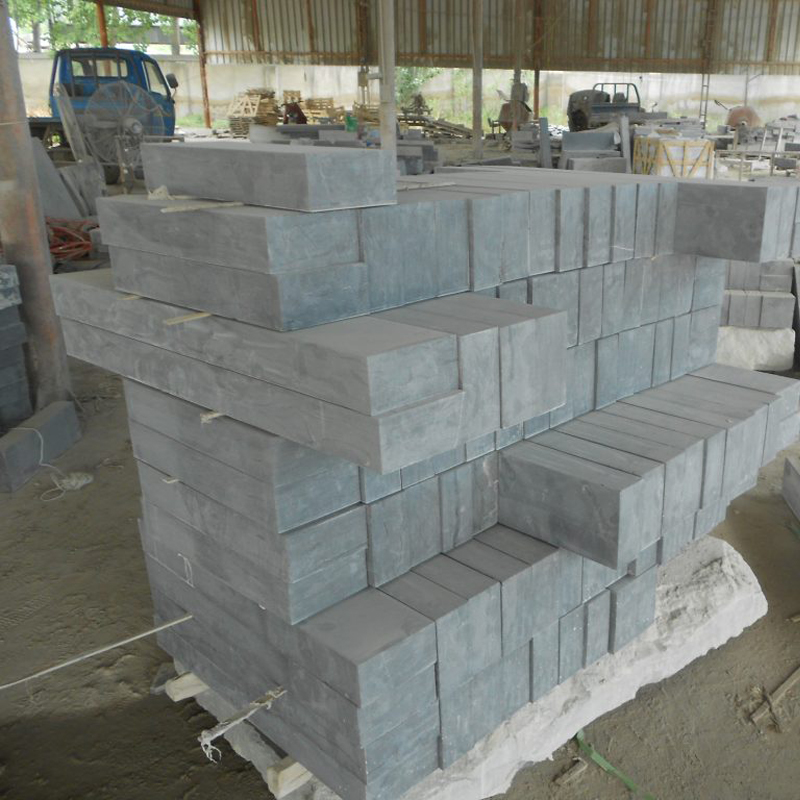 Parisian Blue limestone pool tiles