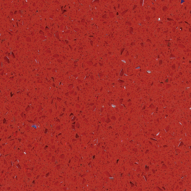 Crystal Red Quartz slabs