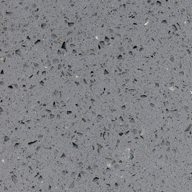 Crystal Dark Grey Quartz slabs tops