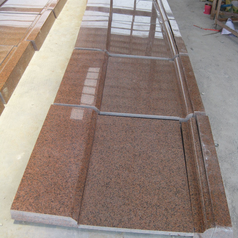 Chinese red pink granite tiles slabs