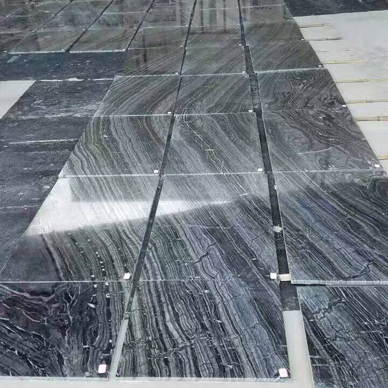 Black Wood Grain Marble tree black marble