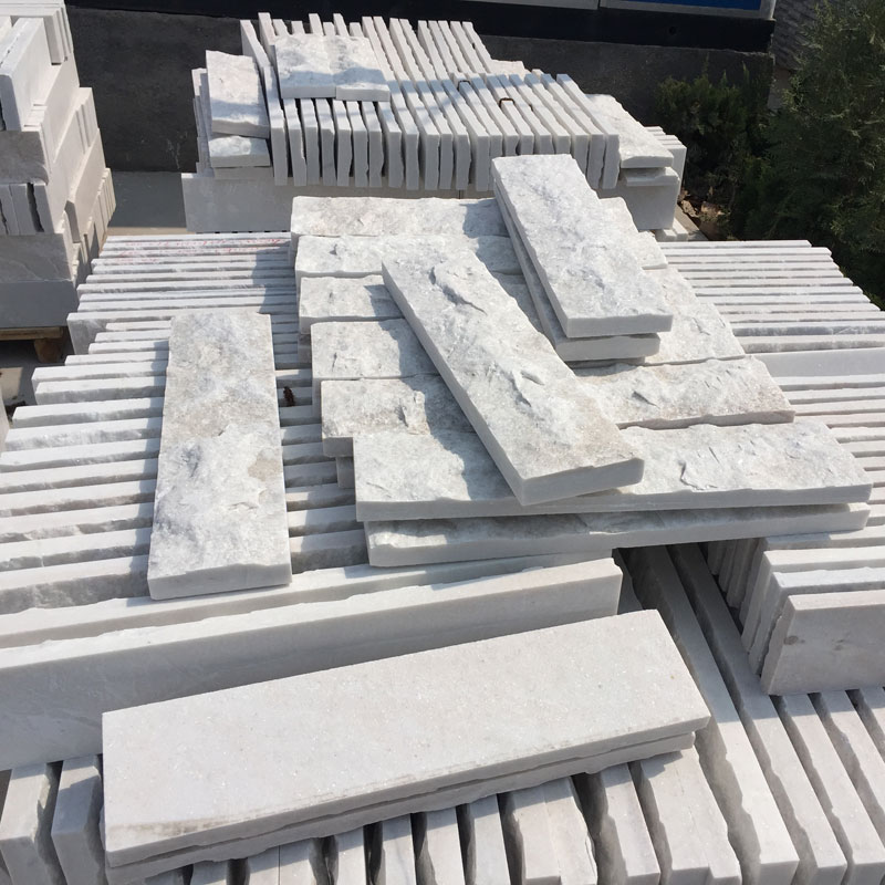 Laizhou Snow White Marble ledgestone