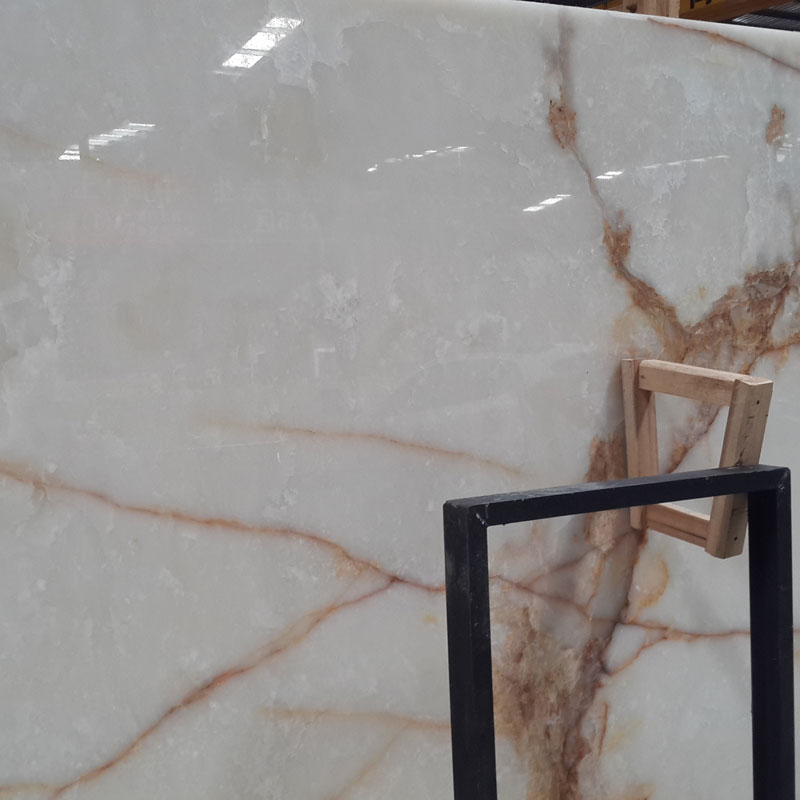 white onyx slabs