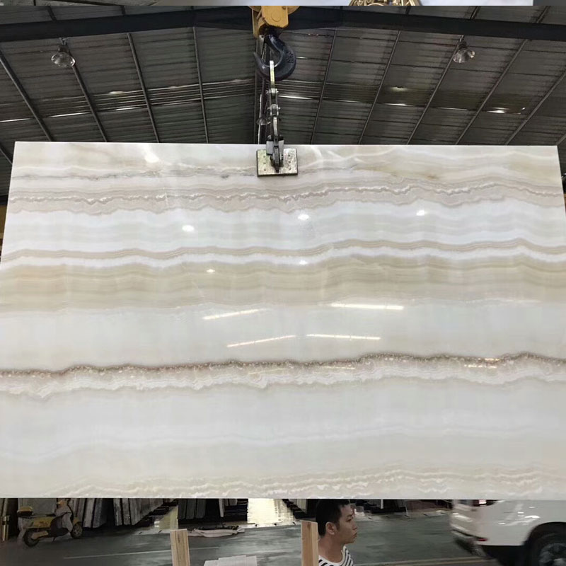 white onyx slabs