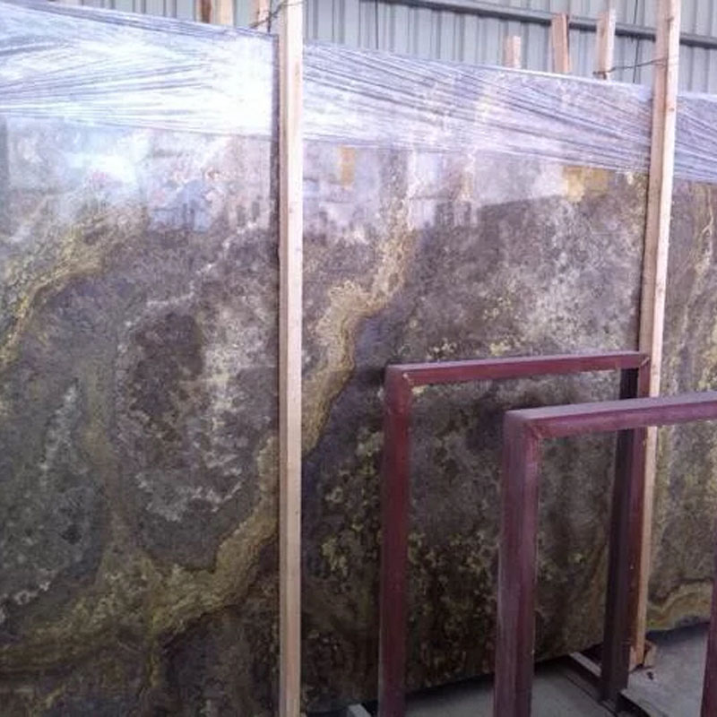 7 Persian Silver Travertine vein cut slab