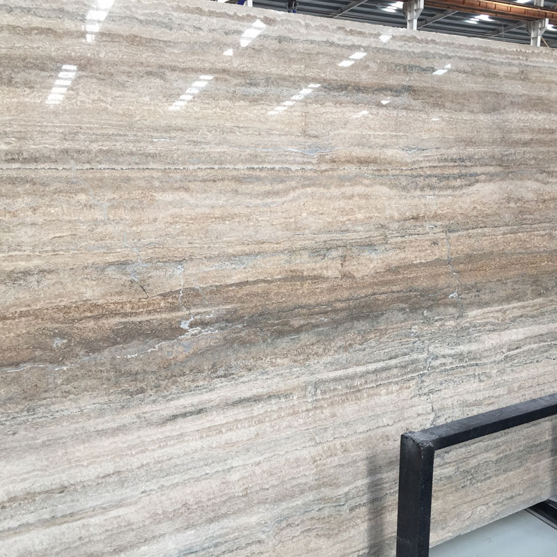 7Roman Silver Travertine slabs