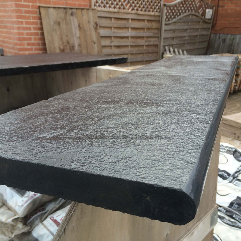 Chinese Black Limestone steps stairs