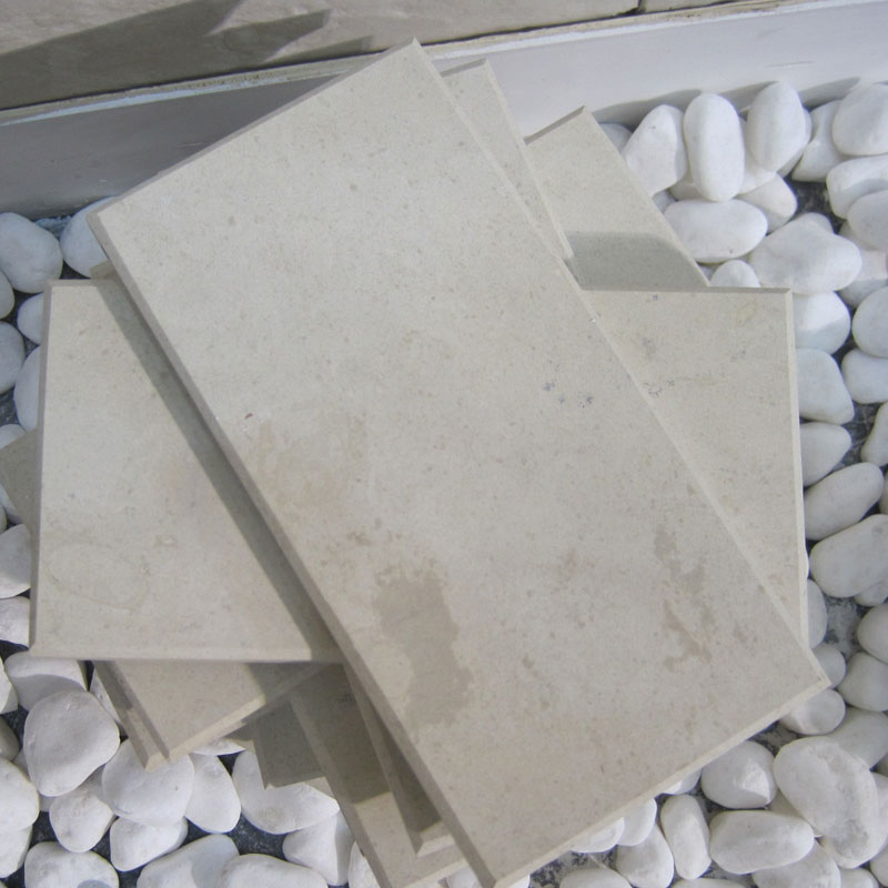 Greece beige limestone tile pavers for bathroom wall