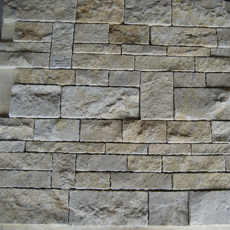 China Beige Limestone ledgestone wall