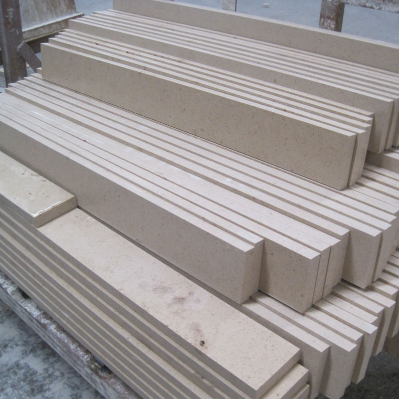 beige limestone window sill tile