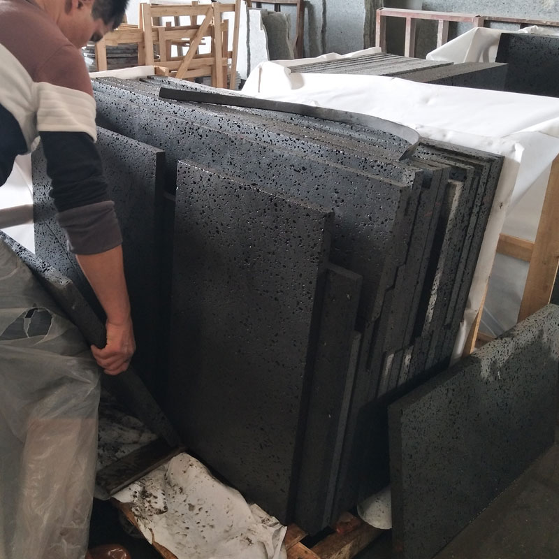 Chinese Black Lava Stone