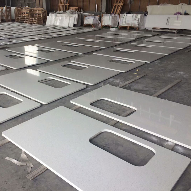 pure White Quartz countertops