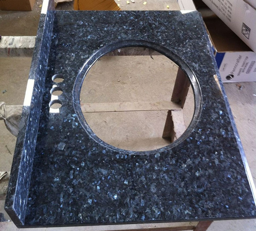 Labrador Claro vanity tops granite material