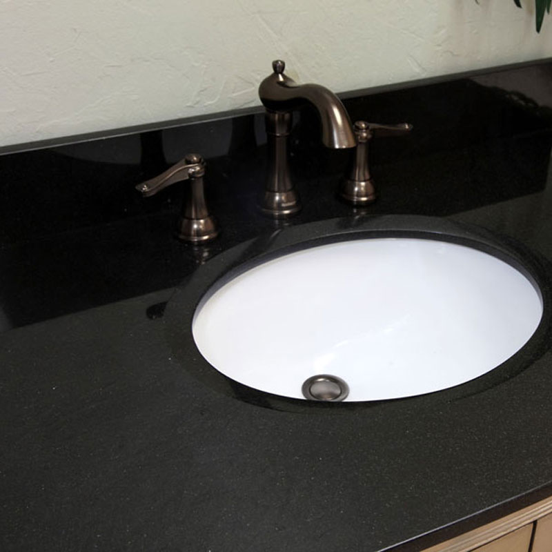 2 India star black granite tops