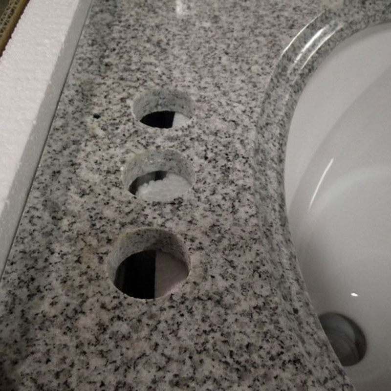 Crystal Grey Granite vanity tops