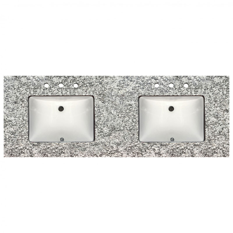 sea white wave Chinese granite vanity tops