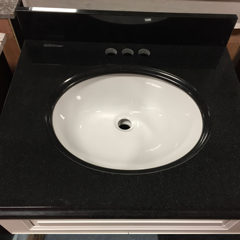 China Nero Assoluto stone vanity granite