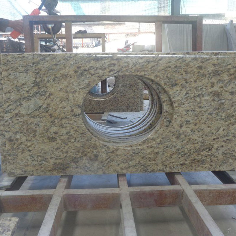 Brazilian golden brown granite vanity tops