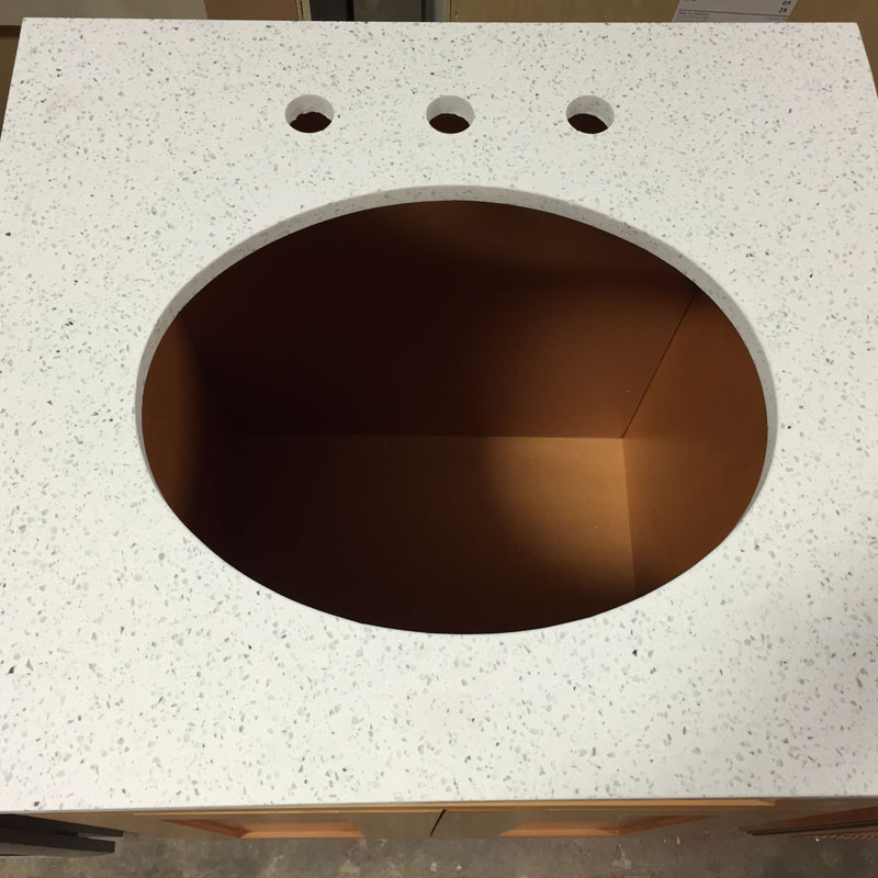 sparkling quartz stone countertop
