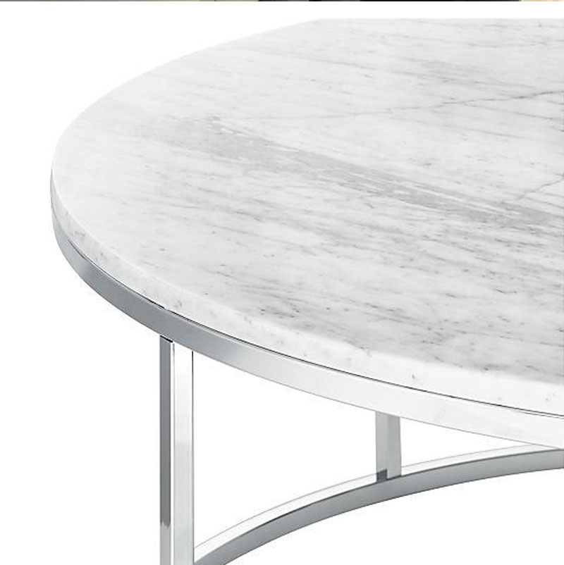 Carrara Statuario Marble table tops 26inch round
