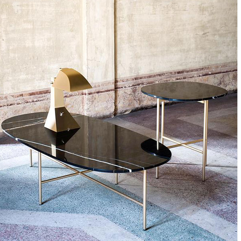 Chinese nero Black Marquina marble table tops work tops