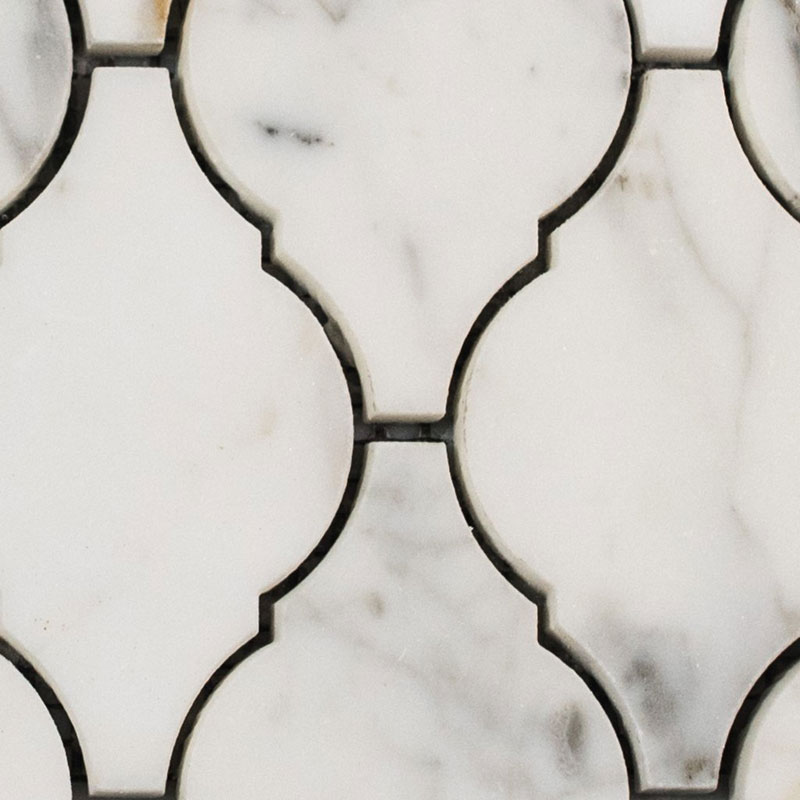 natural stone Arabesque Baroque Lantern Marble Mosaic Tile