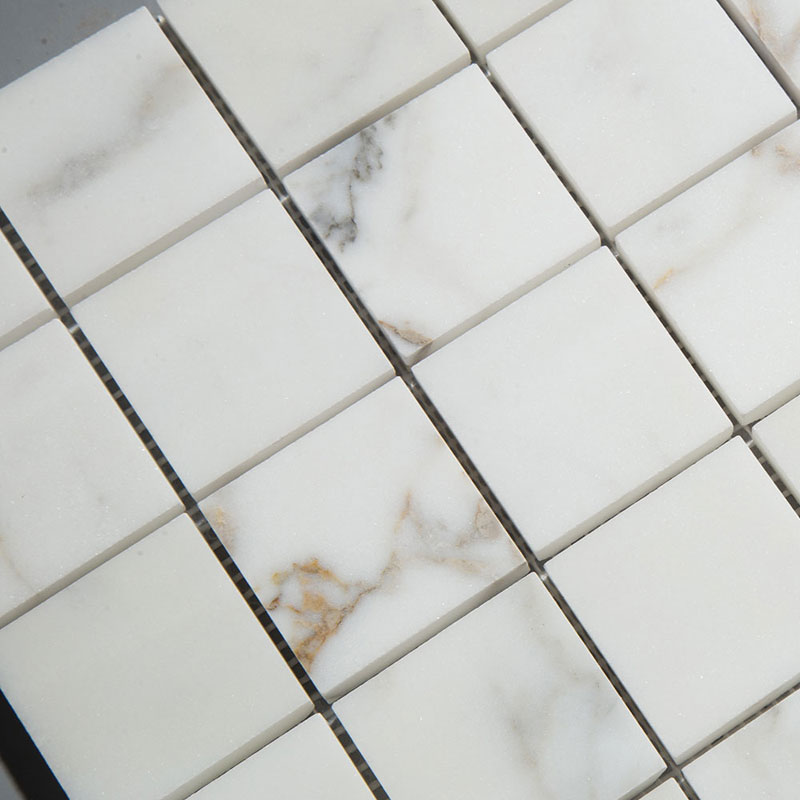 Italian Calacatta Oro Calcutta Gold Honed 58 x 58 Mosaic Wall & Floor Tiles