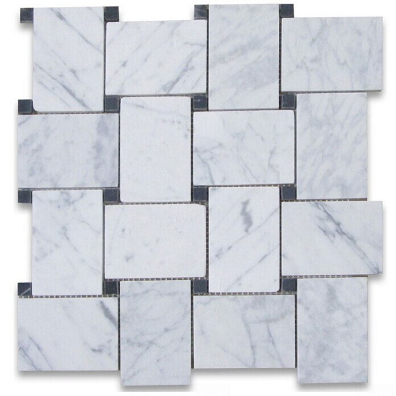 Carrara (Carrera) White Italian Marble tile mosaic