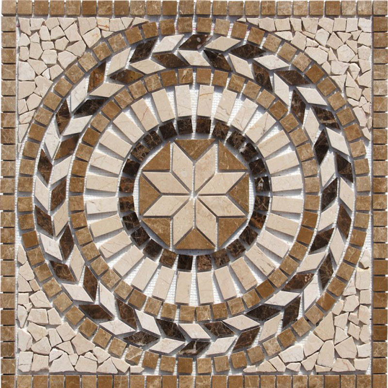 handmade mosaic tile medallions