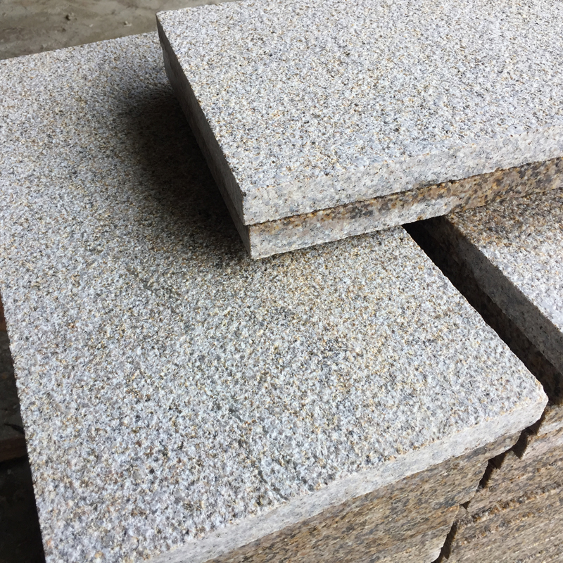 Custom design honey granite tiles for pool