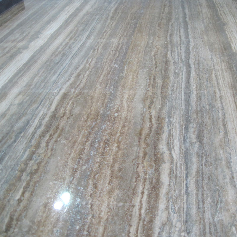 Silver Travertine polished tiles