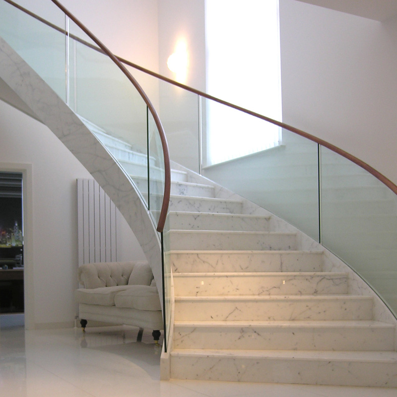 tile stair nosing in marble material